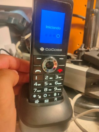 Teléfono Inalámbrico CoComm Negro