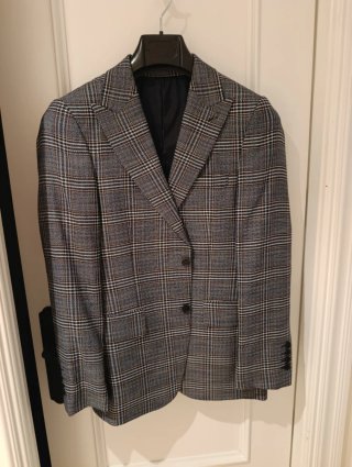 Chaqueta de Hombre Estampado Cuadros Talla S