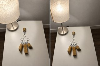 Posavasos y llaveros de madera hechos a mano