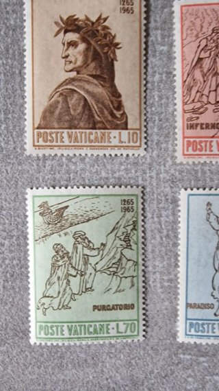 Serie francobolli Poste Vaticane 1965