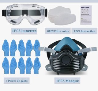 Kit de Fumigación: Pulverizador,CYP 10 Plus y masc