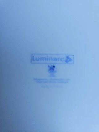 Lote de 6 platos llanos con estampado floral