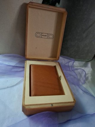 Cartera Daviletto Marrón Piel Hombre