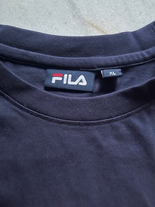 Camiseta Fila Azul y Roja