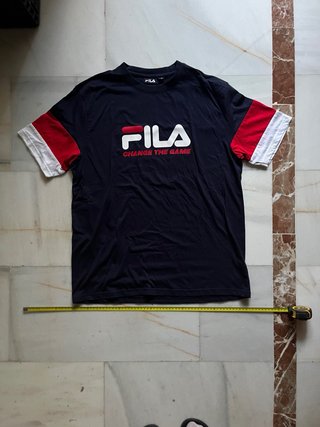 Camiseta Fila Azul y Roja