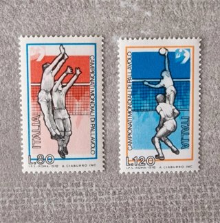 Serie francobolli Italia Pallavolo 1978