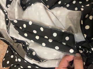Traje Flamenca Negro Lunares Blancos