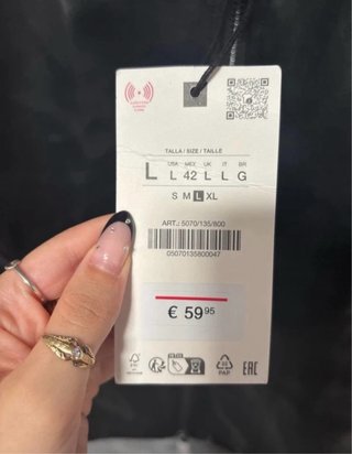 Chaqueta de cuero Zara