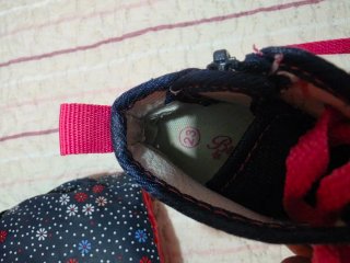 Botines de niña tipo zapatilla