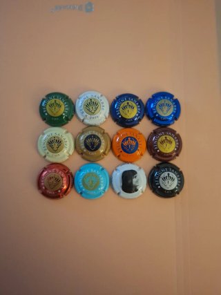 Set de 12 Chapas de Cava Benigne Sanabre
