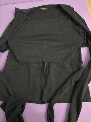 Camiseta de Porteo Amarsupiel Negra Talla XL