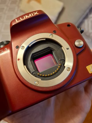 Lumix G1 roja – Micro 4/3 – Funciona perfectamente