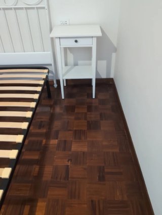 Conjunto Dormitorio Blanco Estilo Clásico