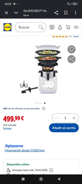 Robot de cocina Silvercrest