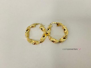 argollas oro 18k