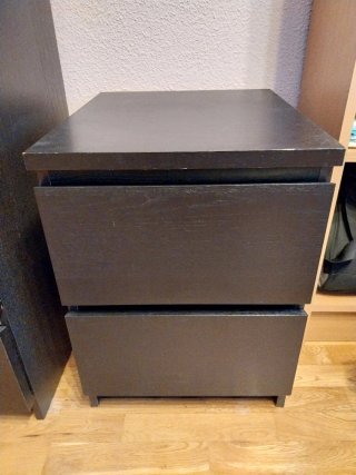 Cajonera Ikea Negra MALM