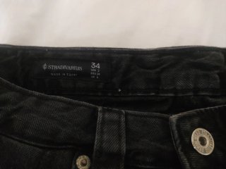 Falda pantalón vaquera negra