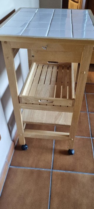 ✅️URGE VENDER ‼️Mueble Auxiliar de Cocina con Rued