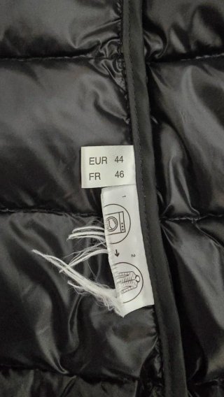Abrigo acolchado C&A mujer negro