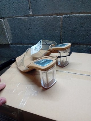 Sandalias Zara Beige Talla 38