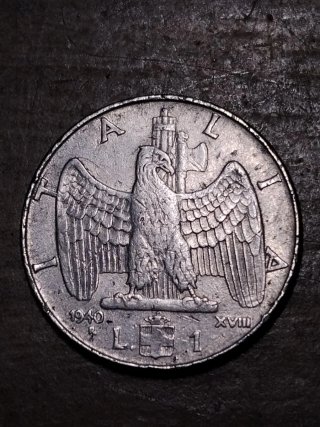 moneta 1 lira 1940 IMPERO