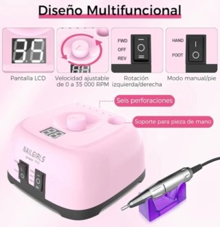 Torno de Uñas Nailgirls Power T17