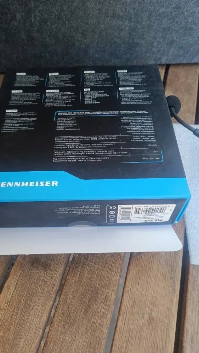 Microfone Sennheiser ME 3-II headband