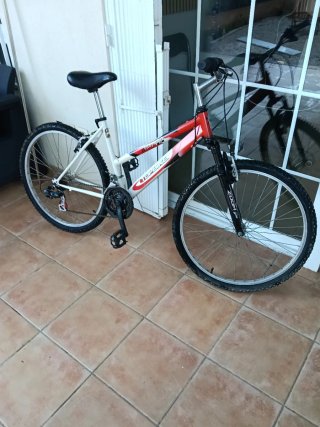 Bicicleta Infantil Roja y Blanca