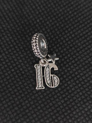 Charm de plata 925 colgante número 16.051-03-00737