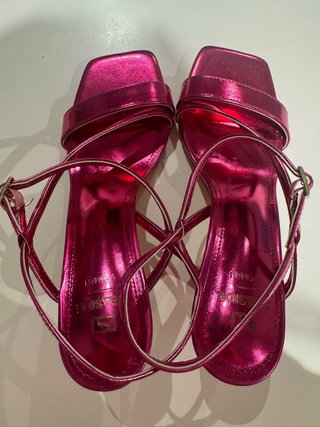 Sandalias tacón Seaside Rosas