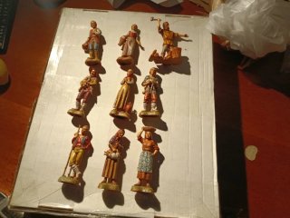 Set 9 Pastori Presepe Landi