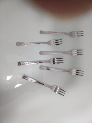 Set 6 forchettine per dolci Rostfrei