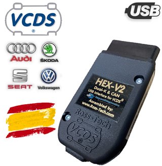 Cable Diagnóstico HEX-V2 VAG-COM Español