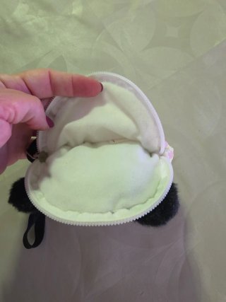 Monedero panda lentejuelas niña