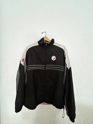 Chaqueta Steelers Negra y Blanca