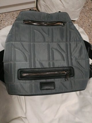 Bolso Mochila Gris