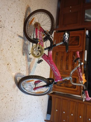 Bicicleta infantil rosa