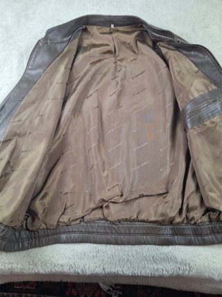 Chaqueta Bomber Piel Vintage Yves Saint Laurent