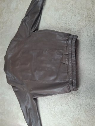 Chaqueta Bomber Piel Vintage Yves Saint Laurent