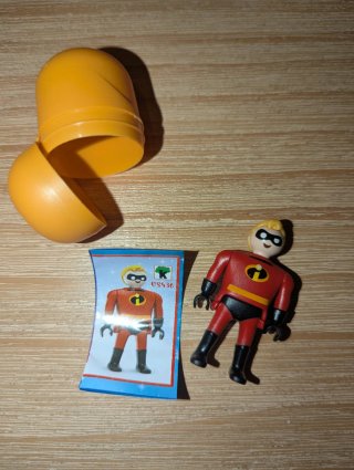 Mr Increíble Playmobil Kinder Sorpresa