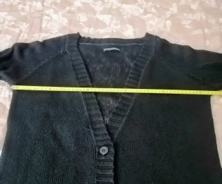 Cardigan Fiorella Rubino nero taglia unica