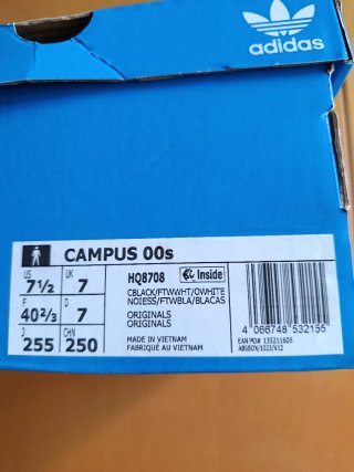 Zapatillas Adidas Campus Negras