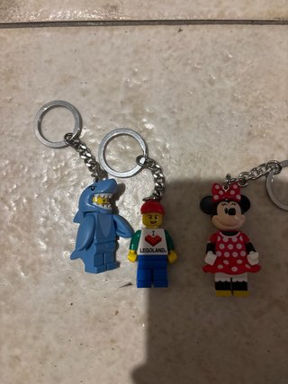 Set 3 Portachiavi LEGO