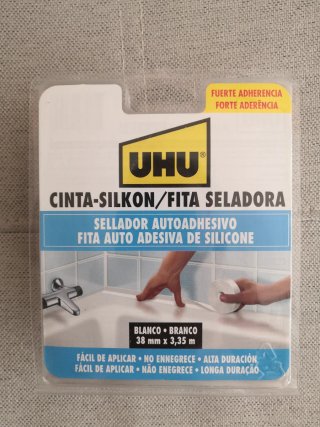 Cinta Selladora Autoadhesiva UHU Blanca ¡NUEVA!