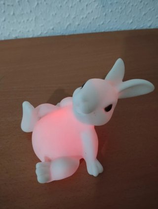 Coniglietto luminoso LED