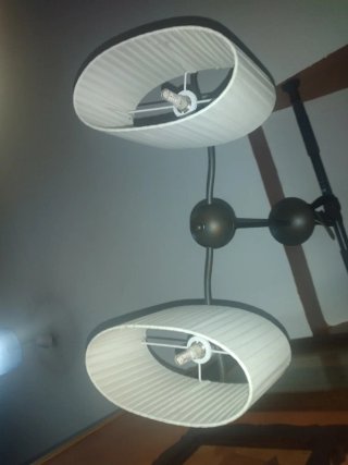 Lámpara 2 led de Techo de Forja