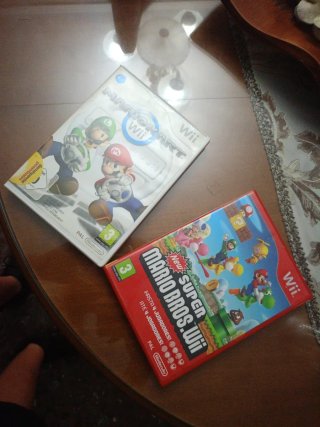 Mario Kart y Super Mario Bros Wii