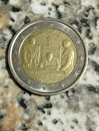 Moneta 2 Euro Italia 2018