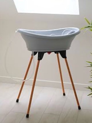 Bañera para bebé con soporte