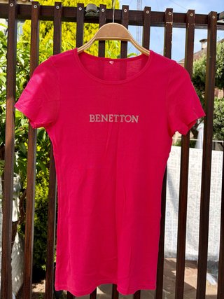Camiseta Benetton Rosa